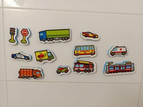 Vodolepky moje prvé autá penová sada so sieťkou, 