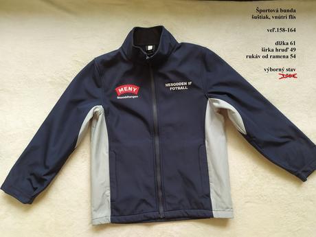 Športová softshellová bunda, 164