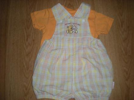 Nohavice na traky a tricko, vel 56, 56