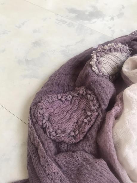 Vintage šatka na krk, xl