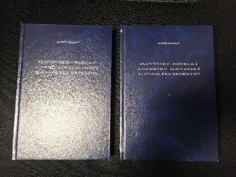 Geodetické slovníky nemčina nj sj, 