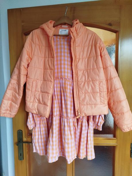 Coccodrillo kárované šaty 152/158, coccodrillo,152