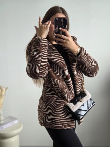 Kožúšok xs, h&m,xs
