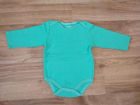 Bodkované body s dlhým rukávom, 80