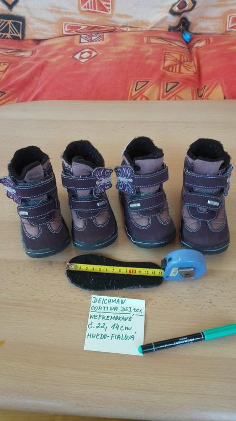 Zimné nepremokavé topánky, 22