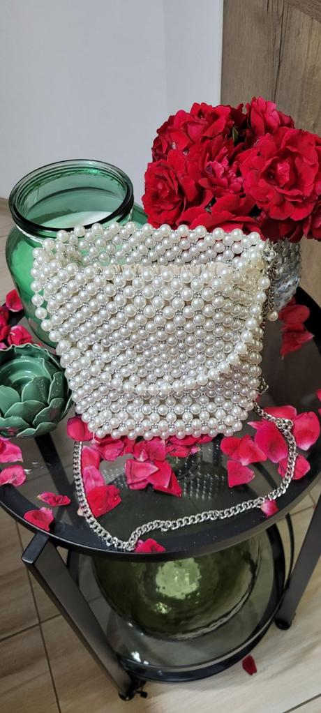 Perličková kabelka zara, zara