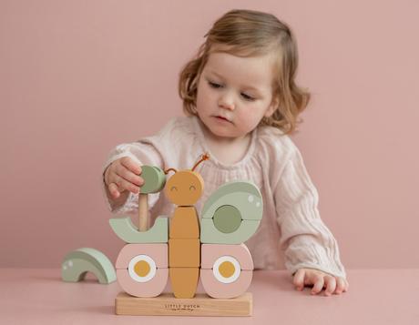 Skladačka drevený motýľ,