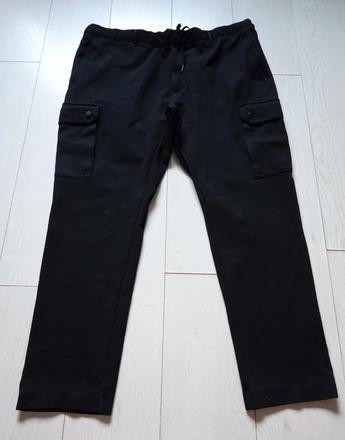 Pohodlné pánske nohavice h&m slim fit 3xl, h&m,xxxl