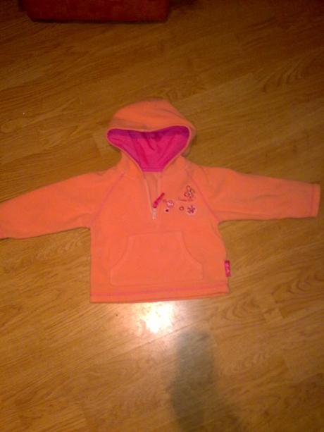 Mikinka na zips aj s kapucňou, 80