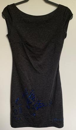 Desigual šedé šaty, desigual,s