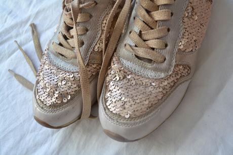 Flitrové tenisky omg 38,5-39, humanic,39