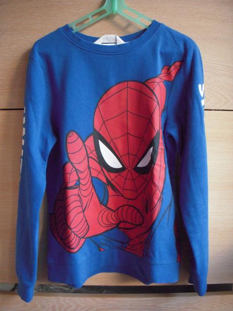 Mikina so spidermanom, h&m,134