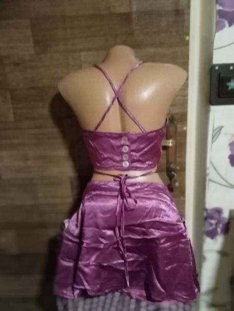 Dámsky súprava saty-sukna-top, 36