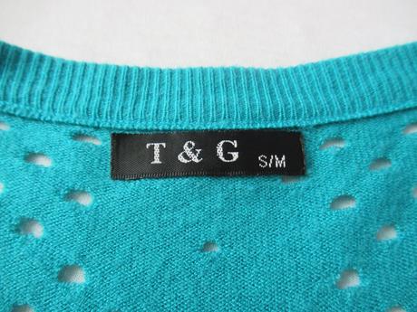 Tyrkysový svetrík, s