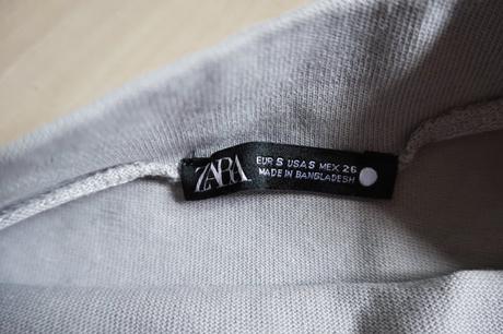 Volnejšie bavlnené tričko zara, zara,s