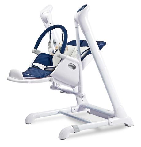 Caretero detská jedálenská stolička 2v1 indigo nav, caretero