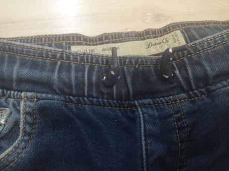 Mäkké elastické rifle v top stave, denim co,152