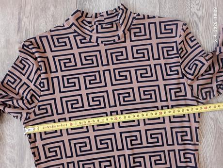 Hnedé šaty pre vyššiu postavu (už s poštovným), amisu,176