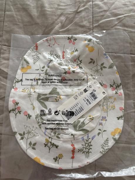 Lindex klobuk kvety 48/50, lindex,48