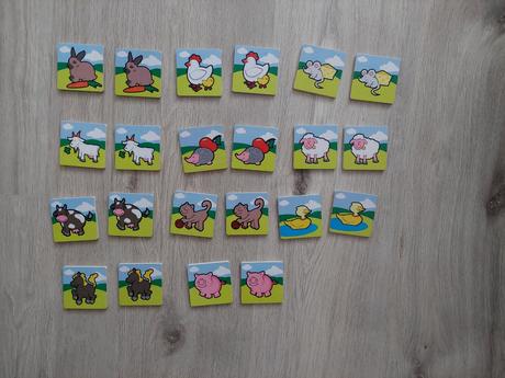 Drevene pexeso- domace zvieratka,