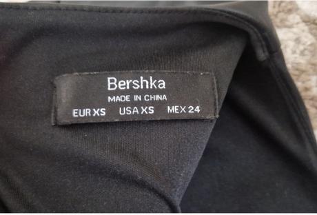 Bershka koženkové šaty, bershka,xs