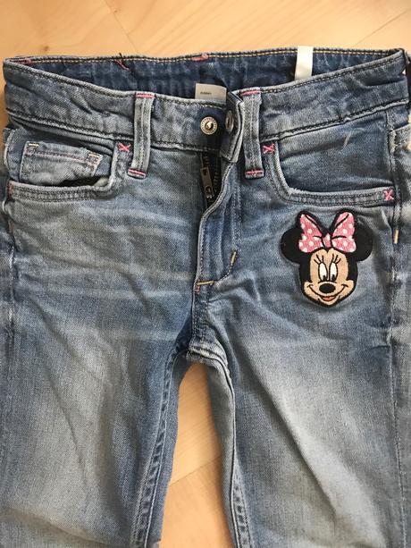 Rifle minnie slim fit 5-6 rokov, h&m,116