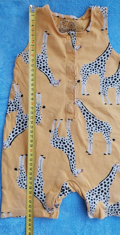 Letný overal zirafa, lindex,74