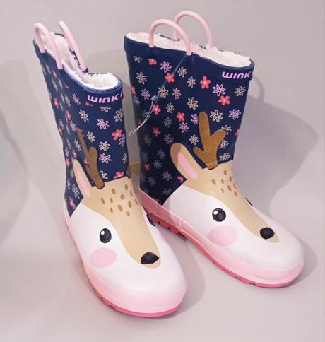 Dievčenské zateplené gumáky, 34