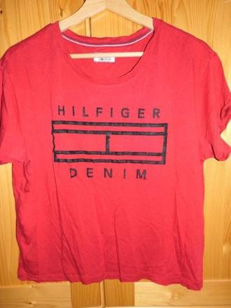 Tommy hilfiger original damske kvalitne tricko m/l, tommy hilfiger,l