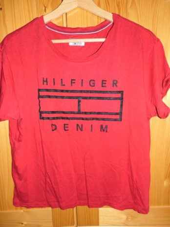 Tommy hilfiger original damske kvalitne tricko m/l, tommy hilfiger,l