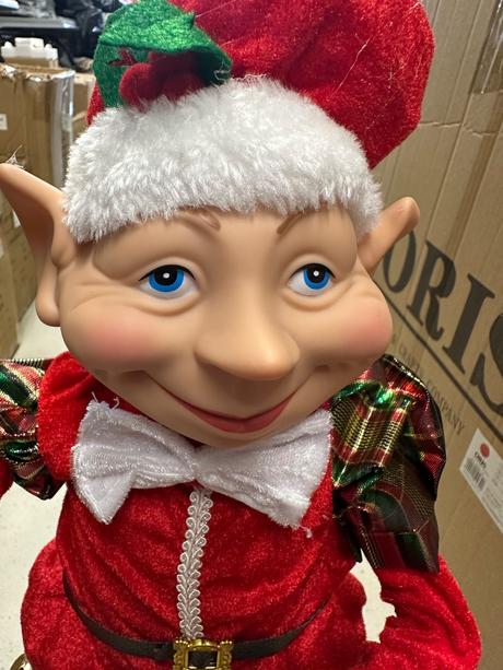 Elf dekorácia vianočná, 