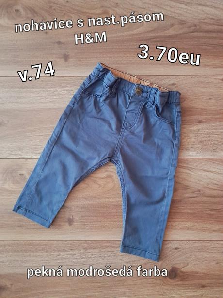 Nohavice h&m, h&m,74