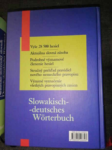 Knihy nemecko slovenský a slovensko nemecký slovní, 