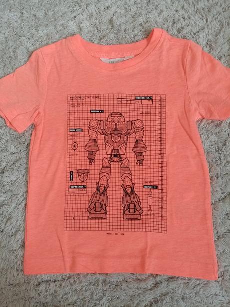 Tričká s robotmi, h&m,92
