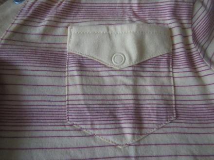 Tricko s golierom - polokosela s pasikmi, s