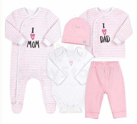 Súprava pre novorodencov bembi kp250 ružová, 62