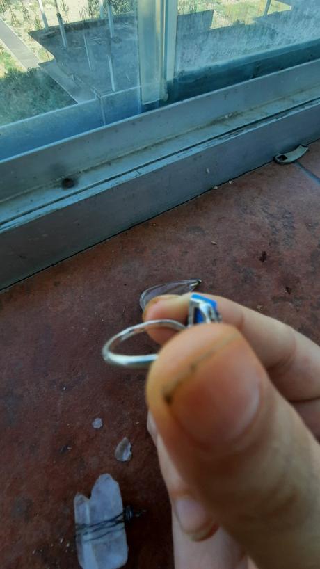 Strieborný prsteň s opalitom, 