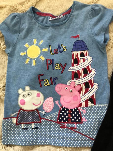 Suprava tricko a leginky peppa, george,110