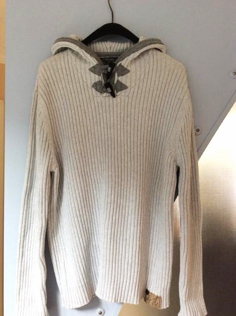 Luxusný hrubý sveter/bunda l - xl, l