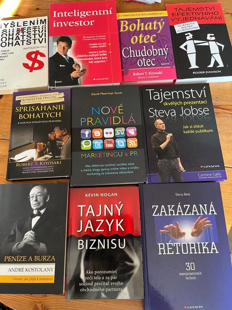 Knihy( marketing, biznis), 
