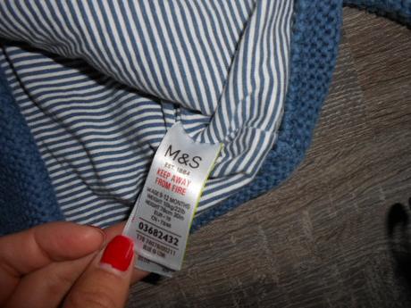 Marks&spencer zateplený svetrik s uškami 80, marks & spencer,80