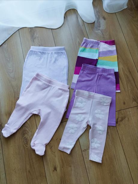 Nenosené legíny+polodupačky, veľkosť 68, 68