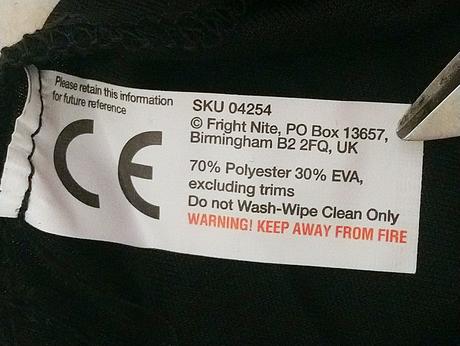 Strašidelná detská kostra, skeleton, fright, 5-7r,