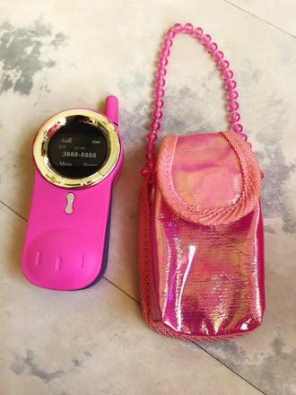 Telefón pre bábiky v púzdre, 