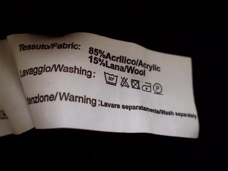 Italian army čierny s nitkami, m