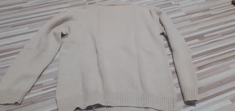 Pulover s vrkočovym vzorom, s