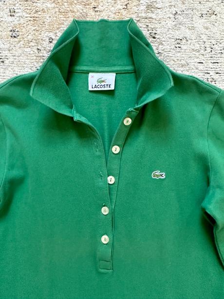 Lacoste polokošeľa v brazílskej zelenej, lacoste,36