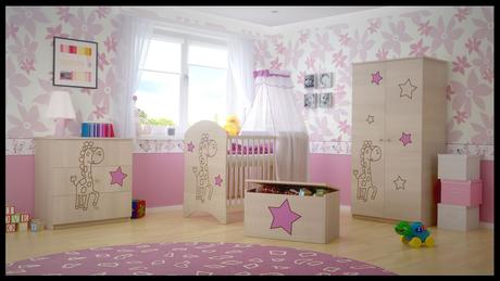 Detská izba gravírovaná - 3ks,