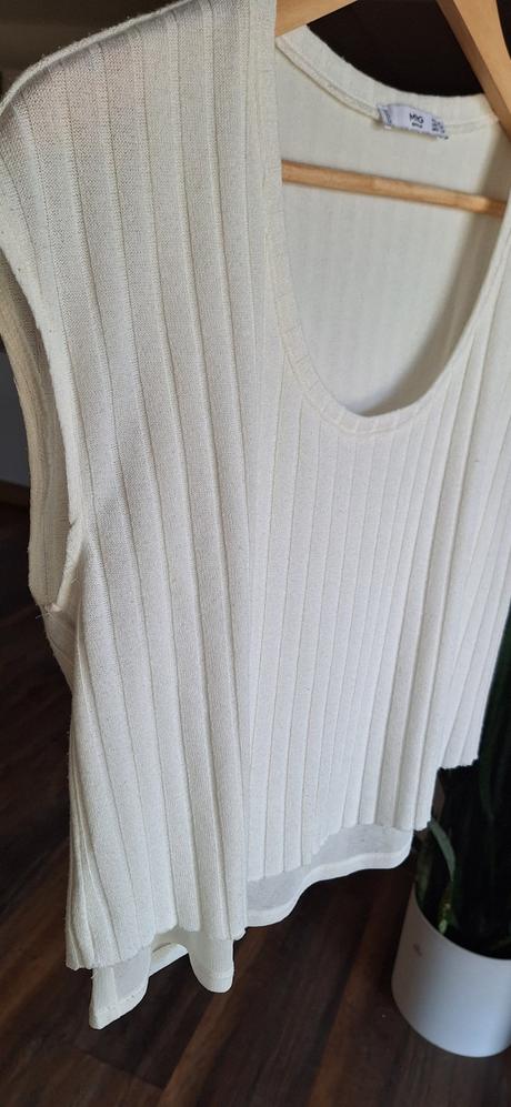 Top tricko tielko oversize mango 36/38/40, mango,s