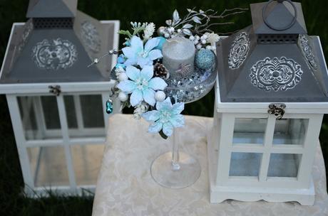 Vianočný svietnik-aranžmán, 